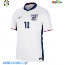 Camisa de time de futebol Inglaterra Jude Bellingham #10 Replicas 1º Equipamento Europeu 2024 Manga Curta